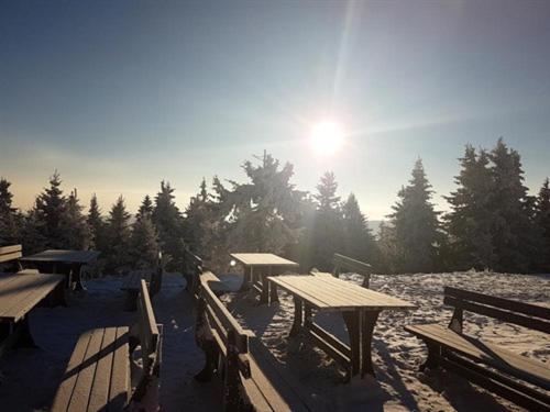 Hotel Fichtelberghuette Oberwiesenthal Esterno foto